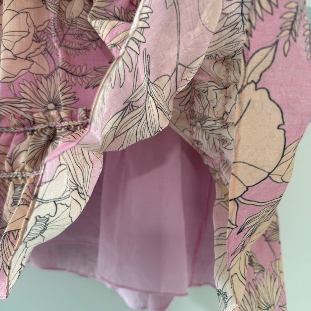 Alexis Pink Floral Mini Ruth Dress - Picture 7 of 11